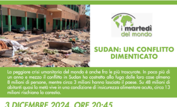 Sudan, conflitto dimenticato: se ne parla domani a Verona